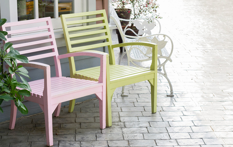 Spring Painted Chairs