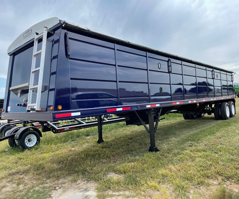Blue trailer
