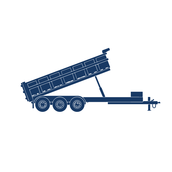 dump trailer icon