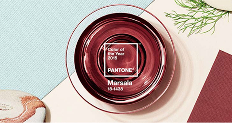 2015 Pantone Marsala