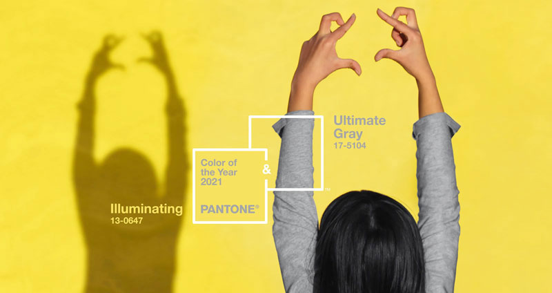 pantone ultimate gray illuminating