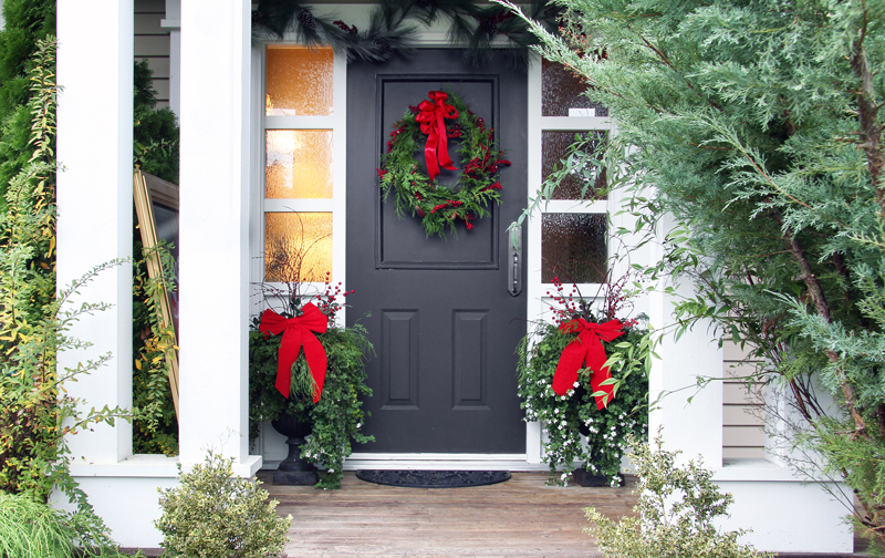 Holiday Countdown Front Door Inspiration