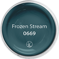 frozen stream