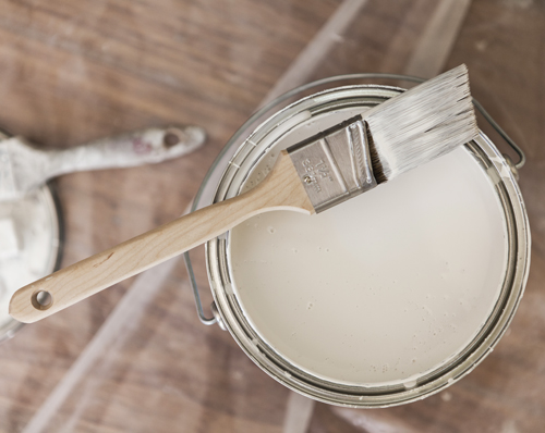 Dove White Paint Bucket