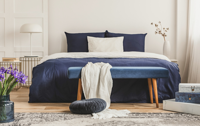 New Navy Bedroom Inspiration