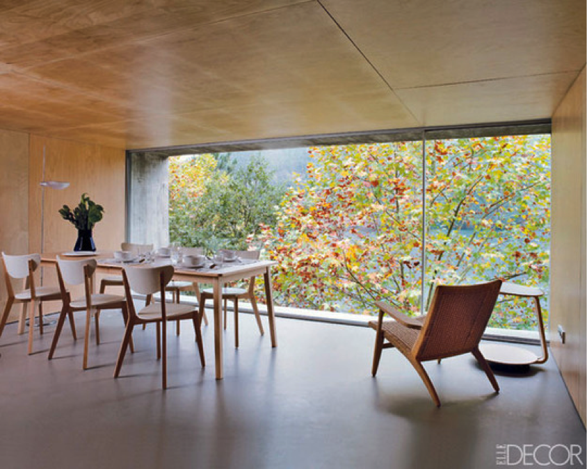 Modern Dining Space from Elle Decor via ApartmentTherapy.com